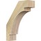 Ekena Millwork 4"W x 12"D x 16"H Merced Rough Sawn Knee Brace, Douglas Fir BRC04X12X16MRC00RDF - alternate 1